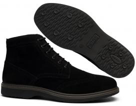 Чоловічі черевики броги 42009var167 чорні